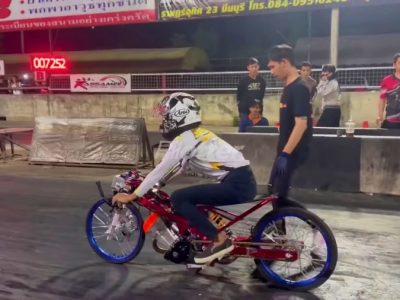 Pembalap Drag Thailand Arm Rayong Dengan Motor Andalan