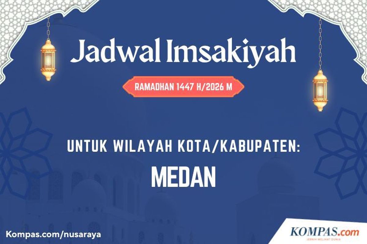Cek Jadwal Imsakiyah Ramadhan 2026 Khusus Wilayah Medan