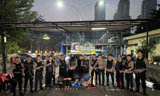 Gagalkan Tawuran, Polisi Ringkus 4 Pemuda Sajam Di Jakpus