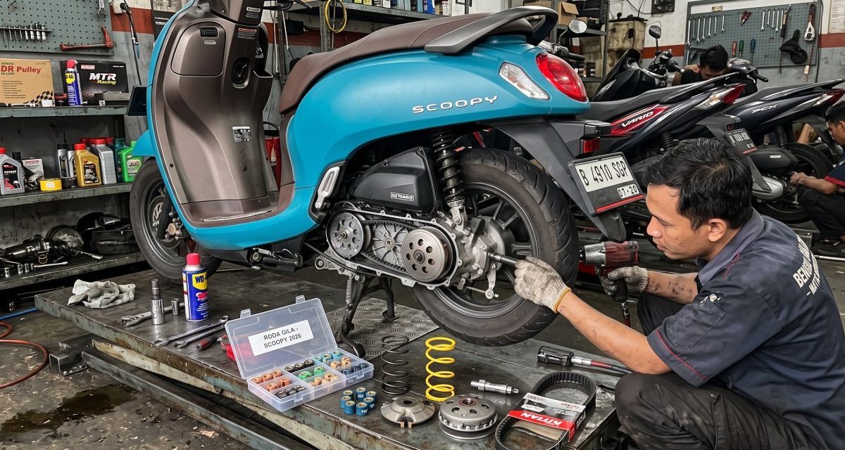 Rahasia CVT Scoopy Bikin Tarikan Makin Responsif